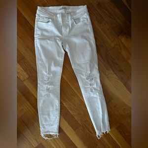J brand white jeans